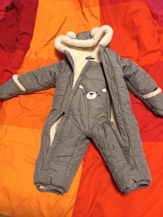 Buzo de nieve para bebé 12 meses