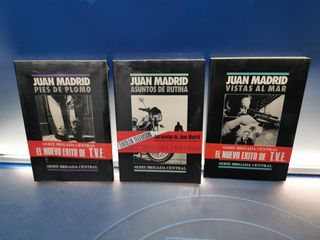 Juan Madrid, serie brigada central, 3 libros policíacos