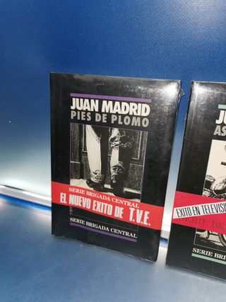 Juan Madrid, serie brigada central, 3 libros policíacos