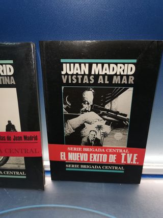 Juan Madrid, serie brigada central, 3 libros policíacos