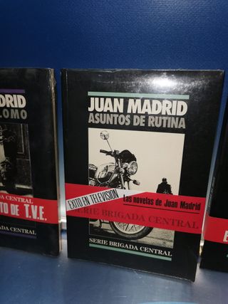 Juan Madrid, serie brigada central, 3 libros policíacos