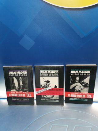 Juan Madrid, serie brigada central, 3 libros policíacos