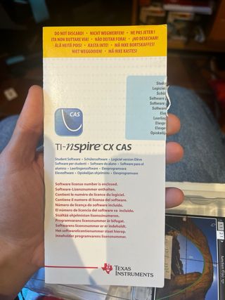 Texas TI-nspire CX CAS Calculadora Gráfica