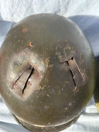 Elmetto Americano Militare m1 mp guerra