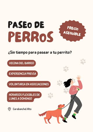 Paseadora de perro Carabanchel Alto