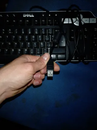 Teclado Dell Retroiluminado Negro/Plata