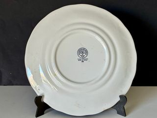 🇪🇸 Pickman Plato Postre Azul y Blanco