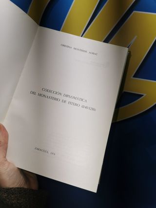 Libro El Monasterio de Santa María de Fitero. Siglos XII - XIII. CRISTINA MONTERDE