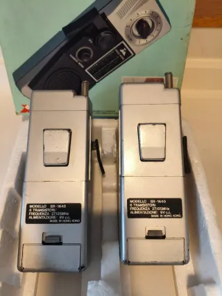 Walkie Talkies Vintage SR-1640 (2 unidades)