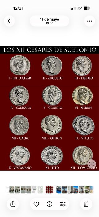 Moneda Romana Nerón 54-68 d.C.