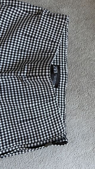 Pantalones de traje a cuadros