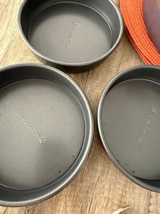 Set 3 moldes redondos 18cm