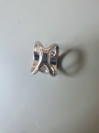 Ferma foulard gioiello argento con strass