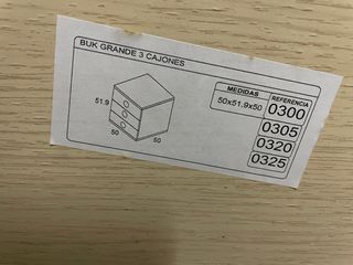 Mueble infantil 3 cajones azul y amarillo