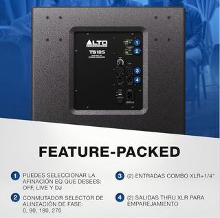 Subwoofer Profesional Alto 18 Activo Nuevo