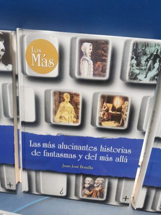 5 tomos, libros LOS MAS, tapa dura