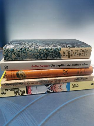 5 libros de JULIO VERNE