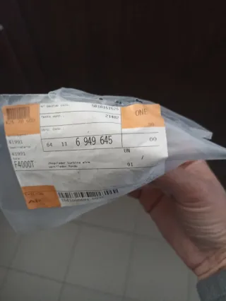 Regulador ventilación BMW 64116949645