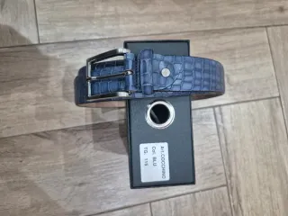 Cintura uomo vera pelle stampata 115 cm