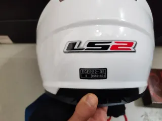 Casco Integral Moto LS2 Blanco