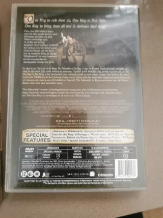 DVD El Señor de los Anillos 2 The hobbit