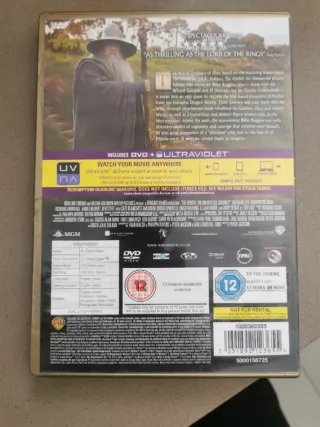 DVD El Señor de los Anillos 2 The hobbit