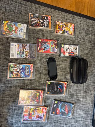 PSP Nera + 9 Giochi