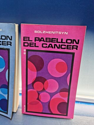 libros, EL PABELLÓN DE CÁNCER. ALEXANDR SOLZHENITSYN. 2 TOMOS. AGUILAR