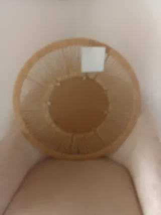 Espejo redondo yute sin estrenar de 60cm