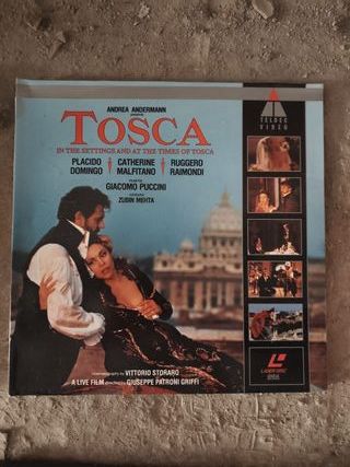 LaserDisc Tosca Puccini Película Teldec