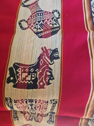 Manta Decorativa Mexicana Tejida