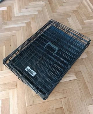 Jaula para perros negra talla S