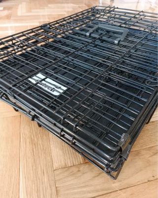 Jaula para perros negra talla S