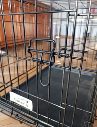 Jaula para perros negra talla S