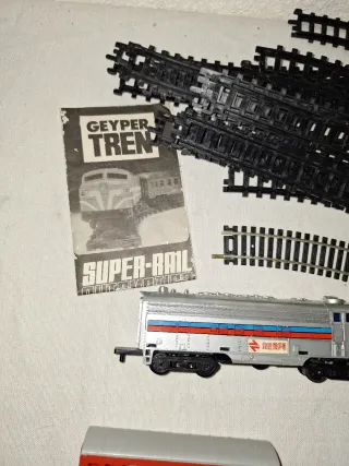 Geyper Tren Super Rail Años 70
