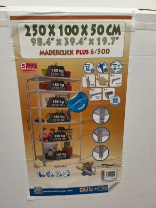 Estantería modular trastero 250 cm