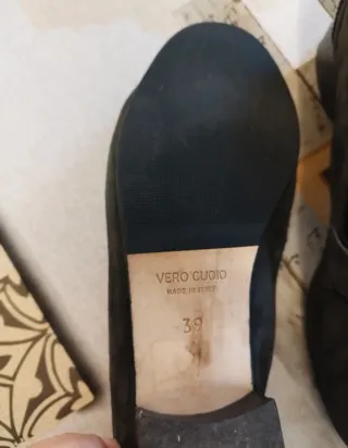 Mocassini grigio/blu in pelle