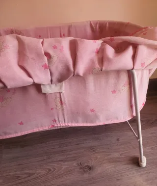 Cuna moisés para muñecos