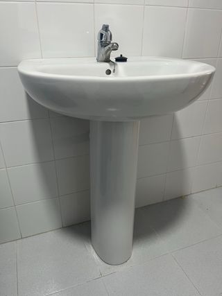 Conjunto Bater y Lavabo Porcelana