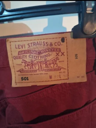 Jeans Levi's Rossi Nuovi da donna