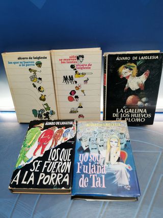 5 LIBROS DE ALVARO DE LAIGLESIA