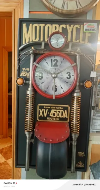 Reloj Decorativo Moto CAMON 20