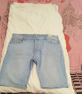 Bermuda hombre azul