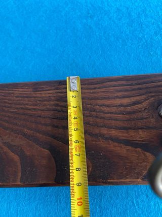 Appendiabiti vintage legno e metallo