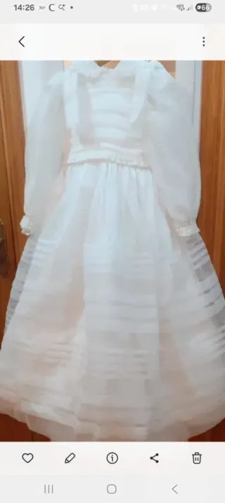 Vestido de comunión blanco