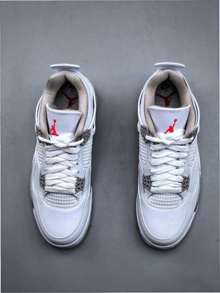 Jordan 4 Retro White Oreo Talla 45