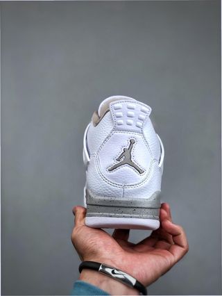 Jordan 4 Retro White Oreo Talla 45