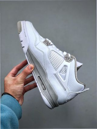 Jordan 4 Retro White Oreo Talla 45