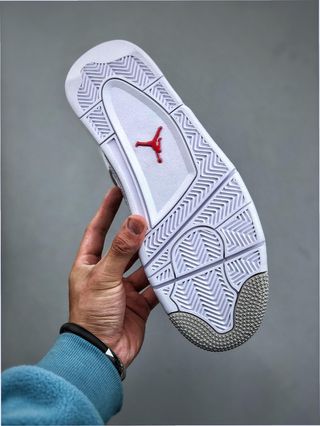 Jordan 4 Retro White Oreo Talla 45