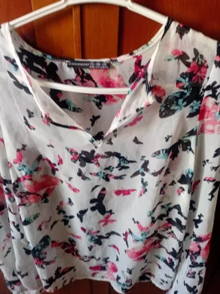 Camisa Atmosphere Mariposas Talla 34/36